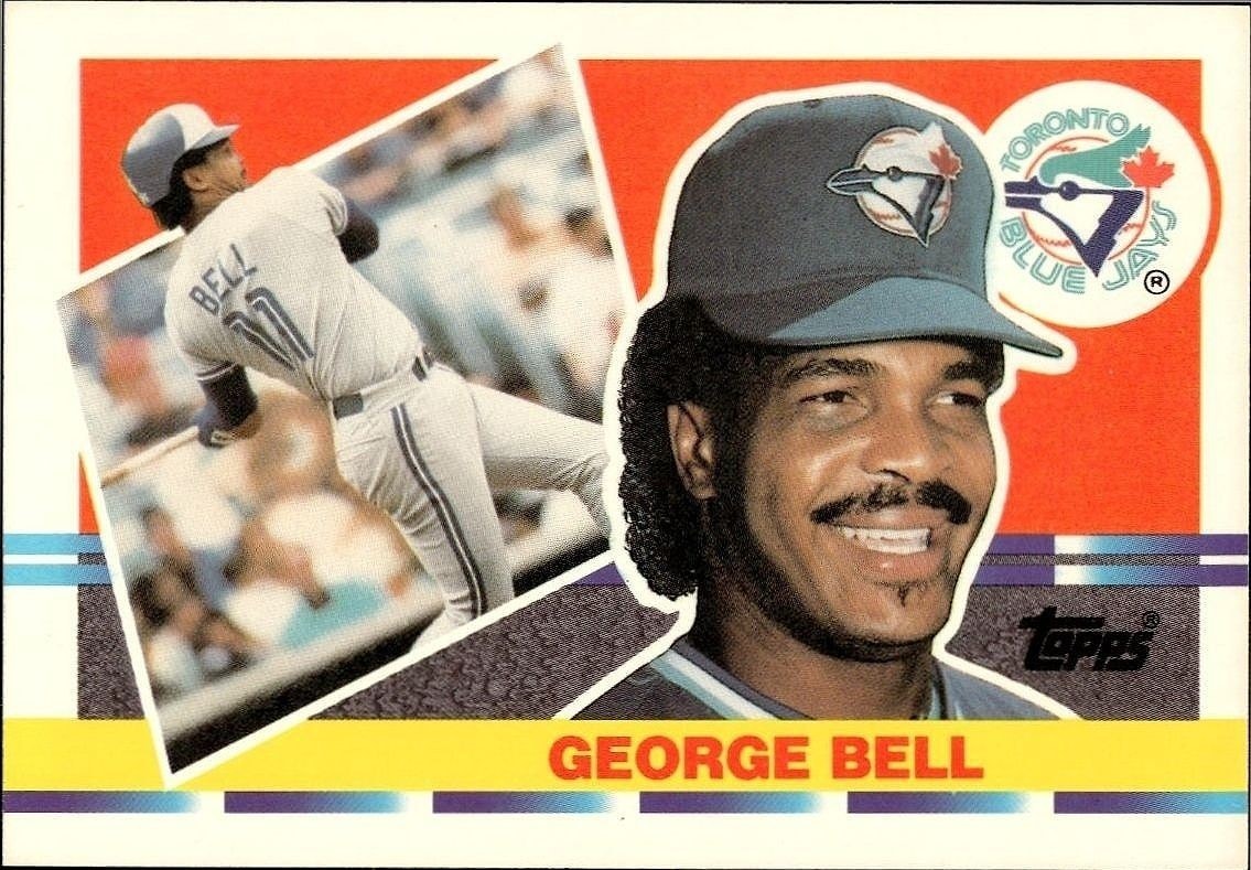 1990 Topps Big George Bell #153 trading card