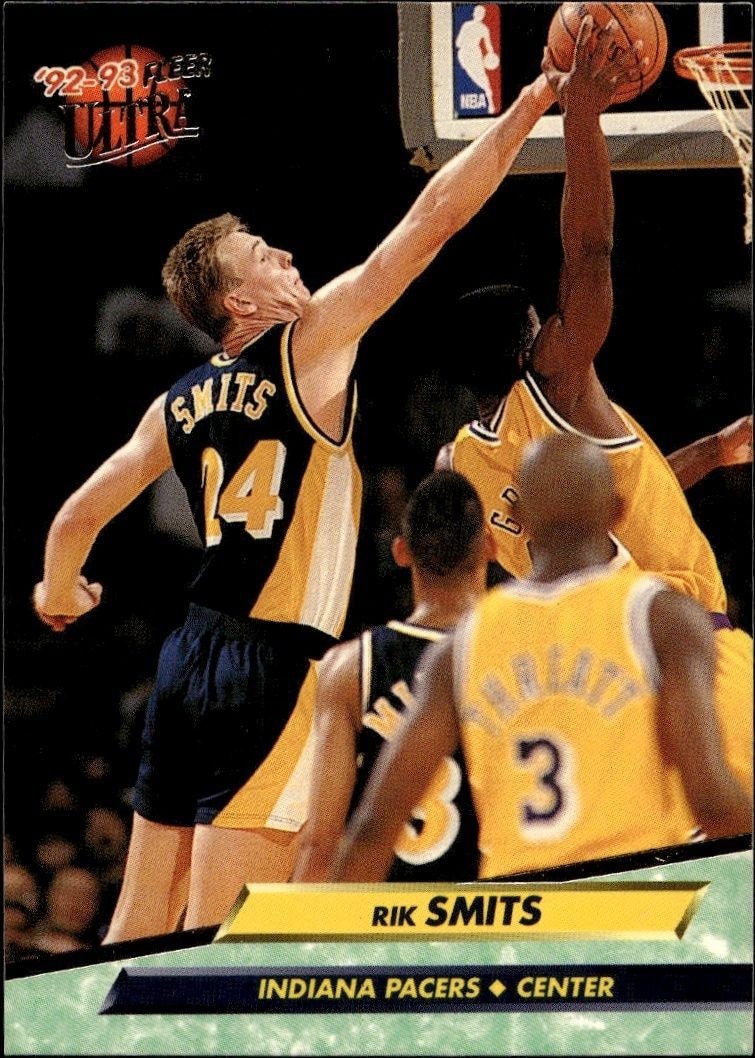 1992-93 Fleer Ultra Rik Smits #80 trading card