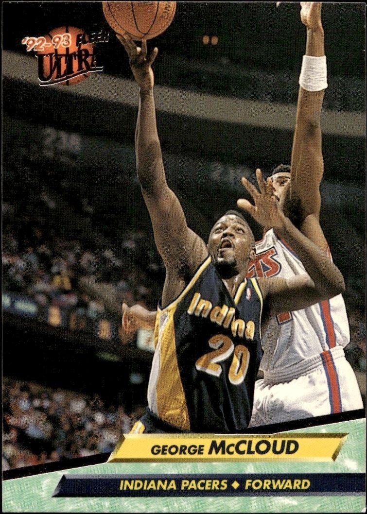 1992-93 Fleer Ultra George McCloud #77 trading card