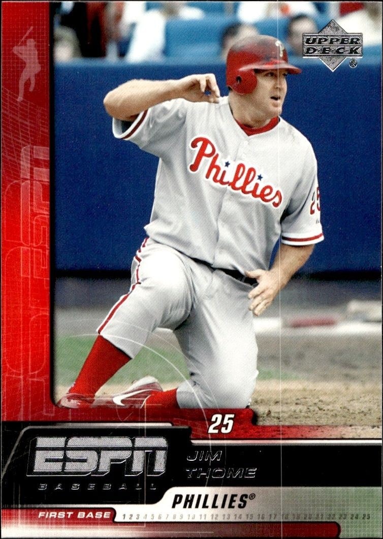 2005 Upper-Deck ESPN Jim Thome #69 trading card