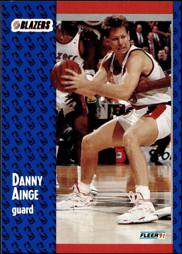 1991-92 Fleer Danny Ainge #167 trading card