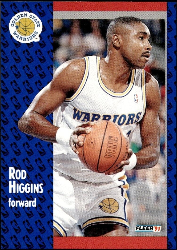 1991-92 Fleer Rod Higgins #66 trading card