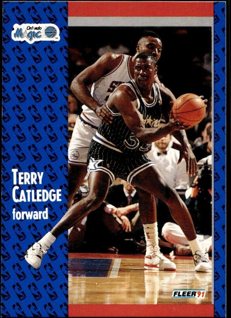 1991-92 Fleer Terry Catledge #144 trading card