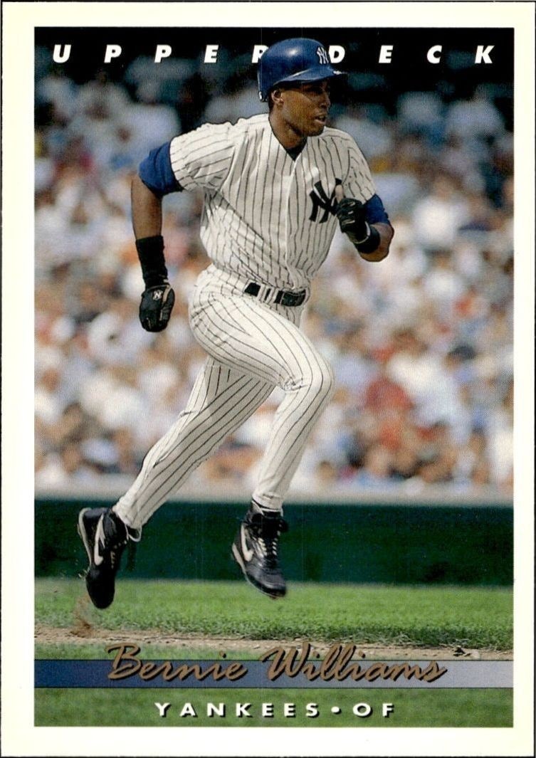 1993 Upper-Deck Bernie Williams #332 trading card