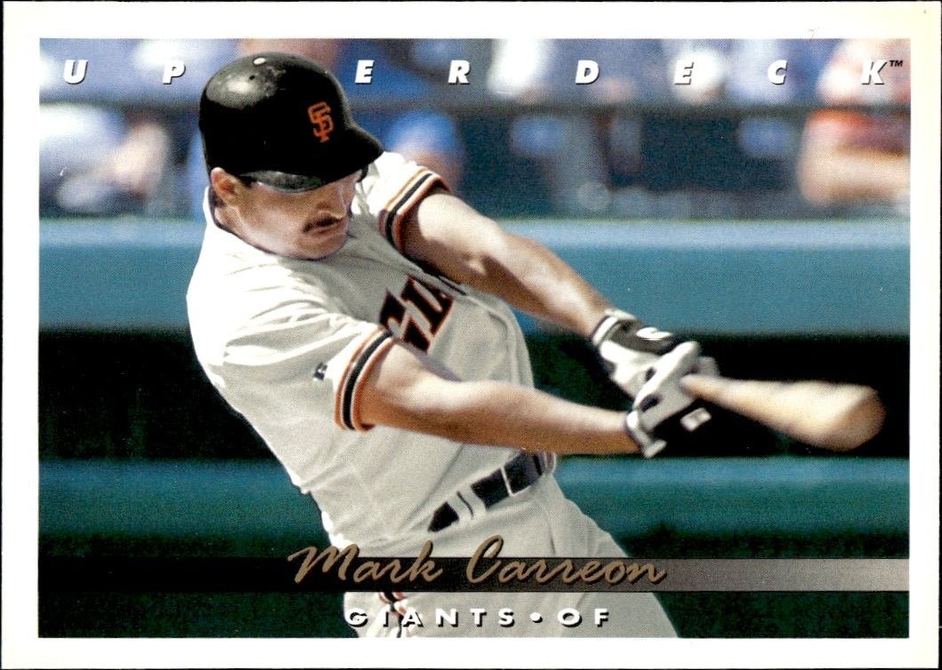 1993 Upper-Deck Mark Carreon #570 trading card