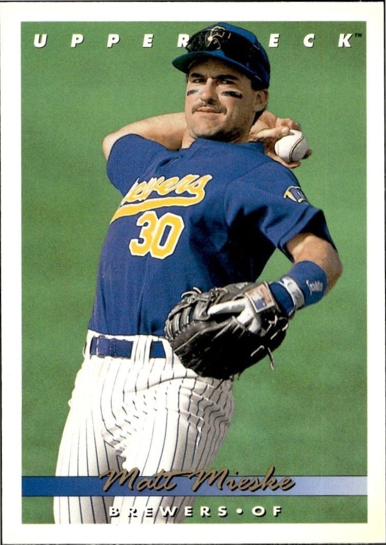 1993 Upper-Deck Matt Mieske #704 trading card