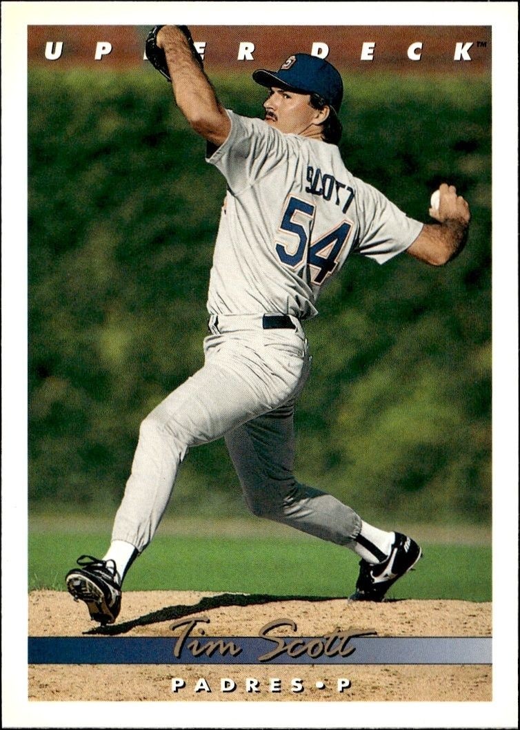 1993 Upper-Deck Tim Scott #662 trading card