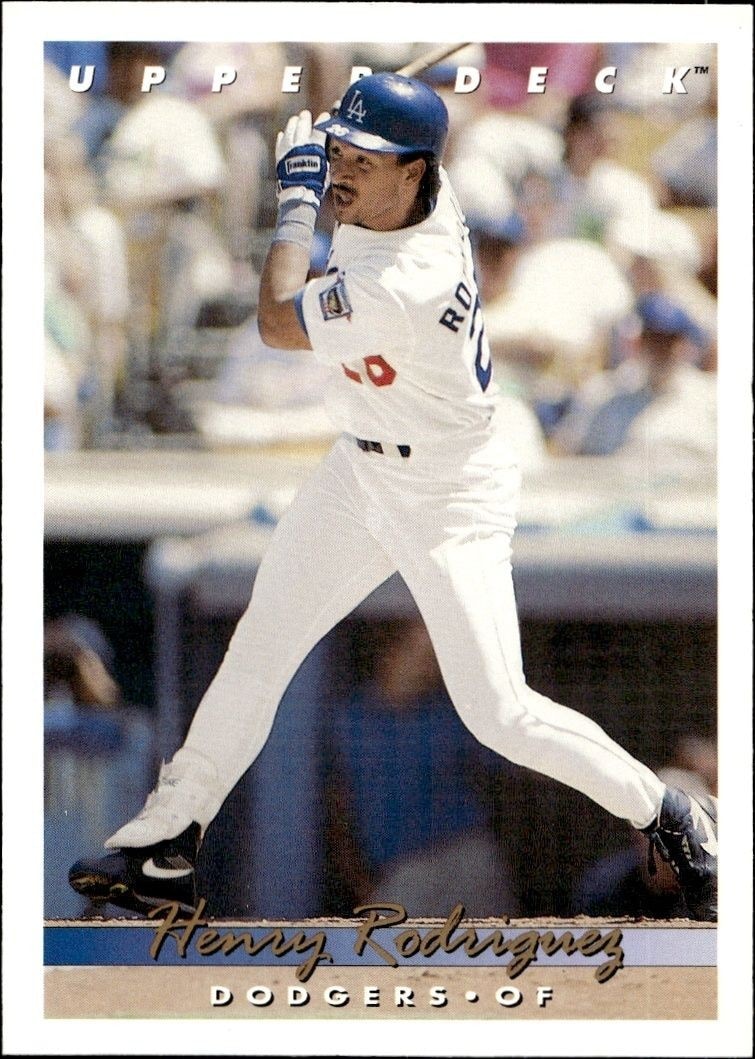 1993 Upper-Deck Henry Rodriguez #391 trading card