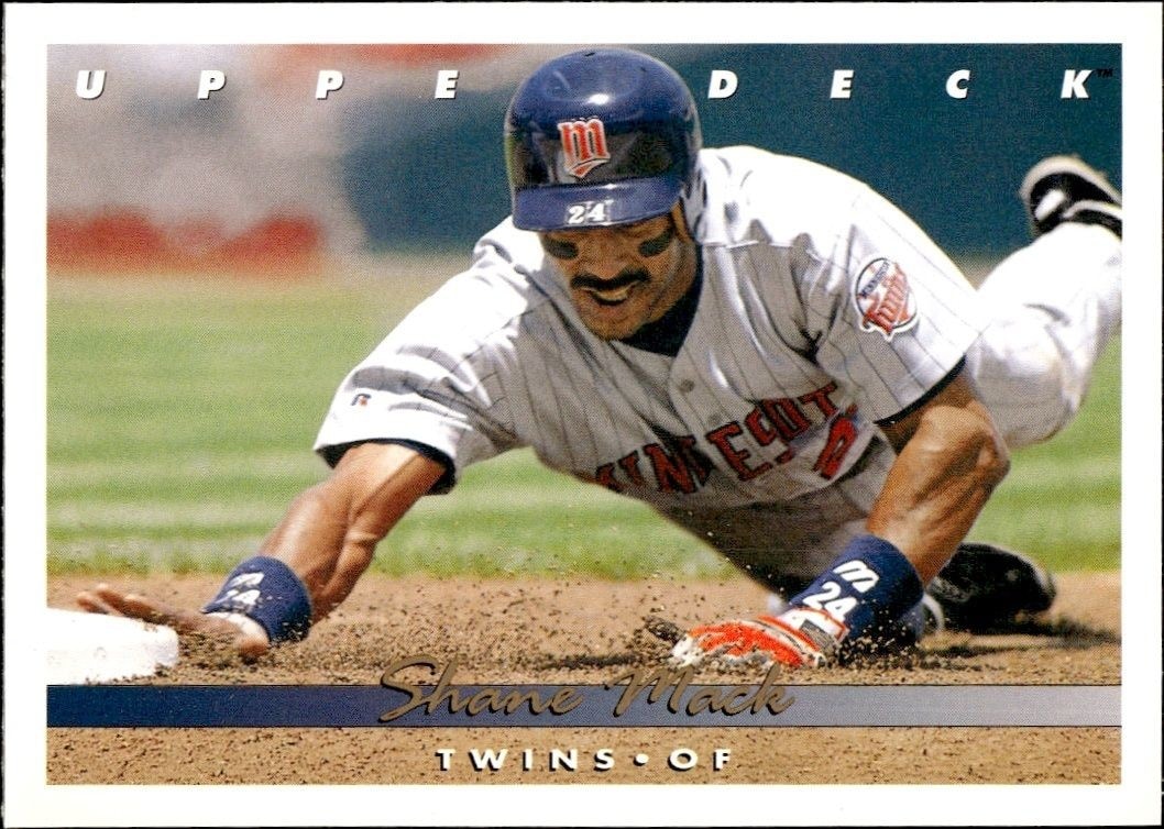 1993 Upper-Deck Shane Mack #236 trading card
