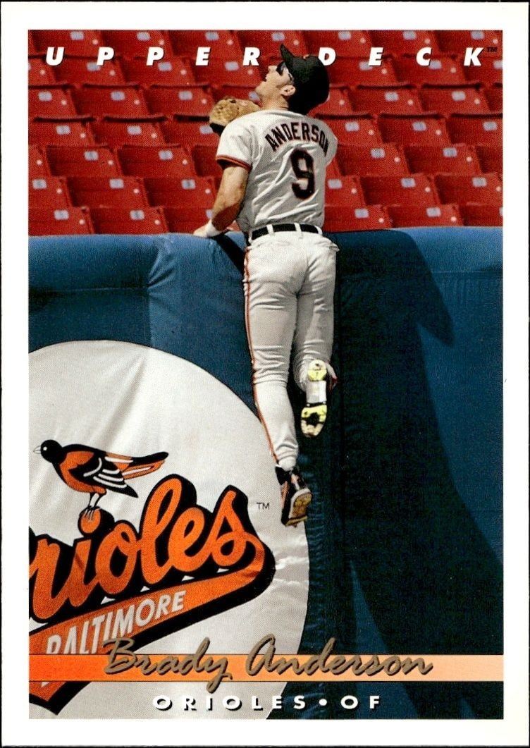 1992 Upper-Deck Low Number Brady Anderson #111 trading card