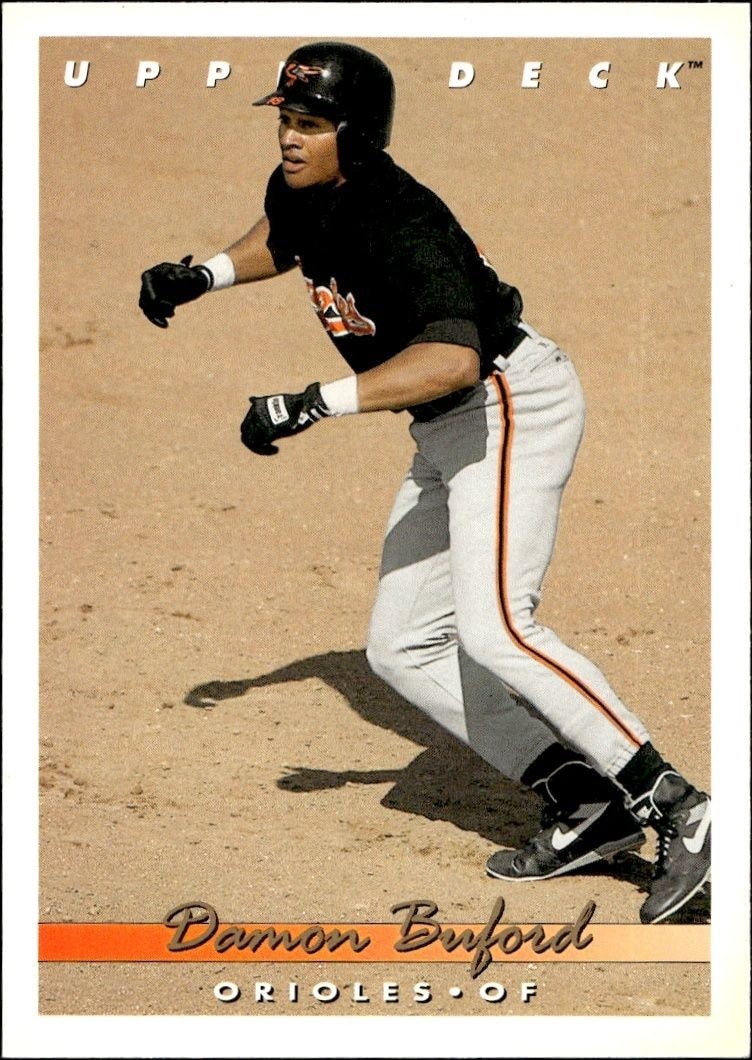 1993 Upper-Deck Damon Buford #691 trading card