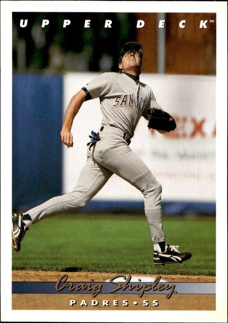 1993 Upper-Deck Craig Shipley #788 trading card