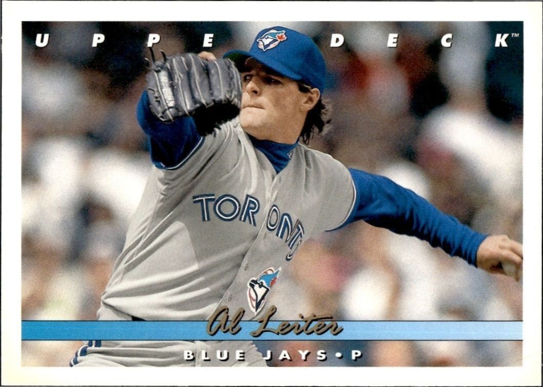 1993 Upper-Deck Al Leiter #638 trading card
