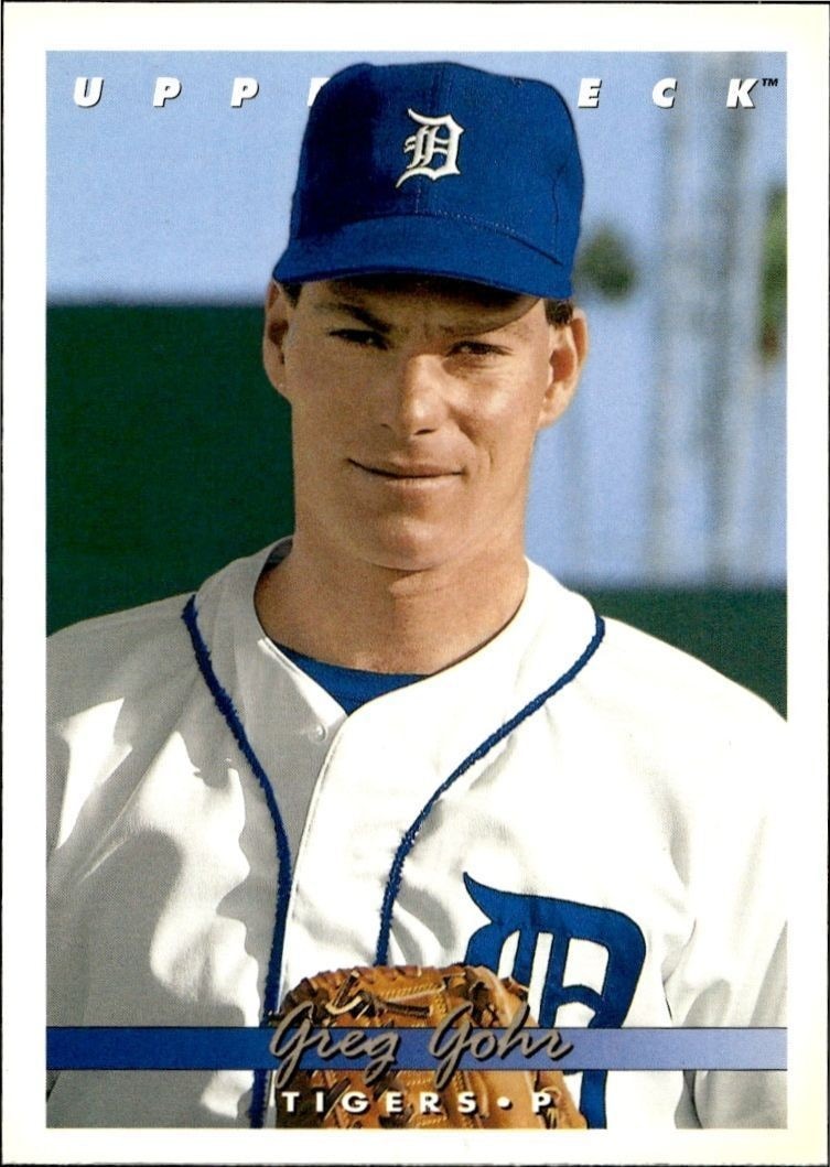 1993 Upper-Deck Greg Gohr #685 trading card