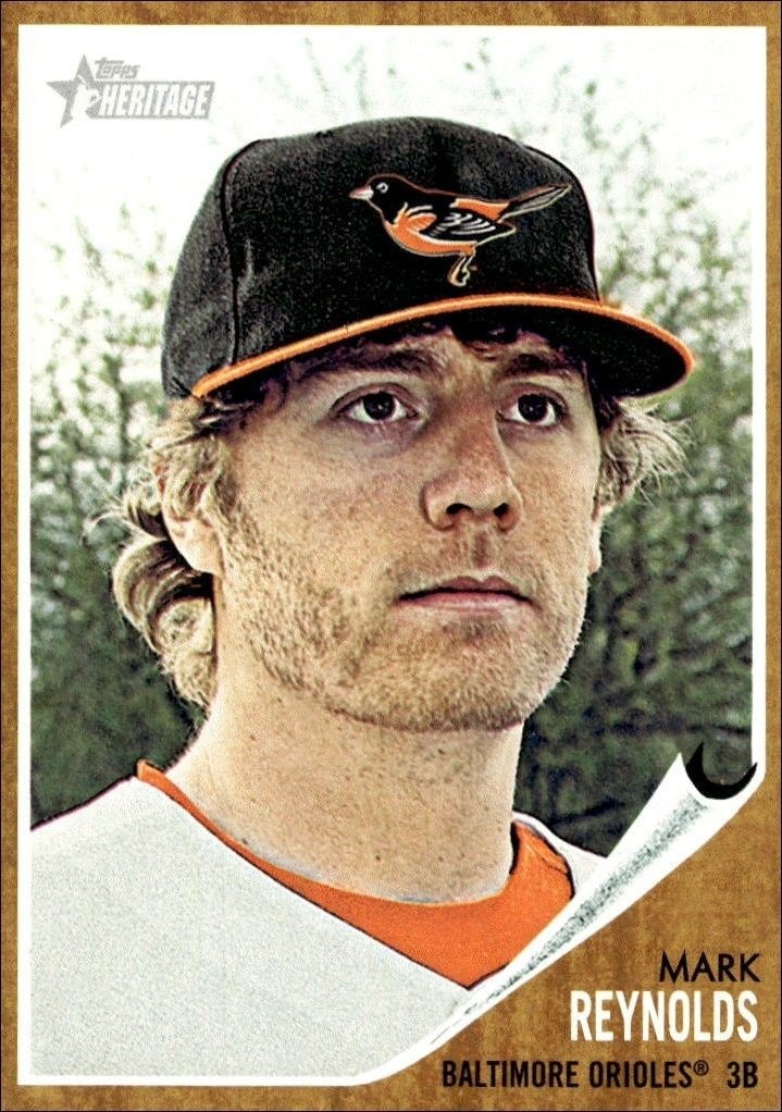 2011 Topps Heritage Mark Reynolds #36 trading card