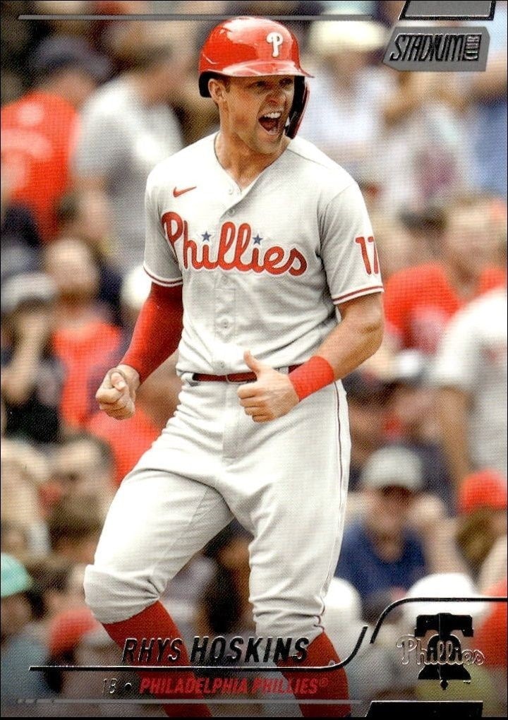 2022 Topps Stadium Club Rhys Hoskins #101 trading card