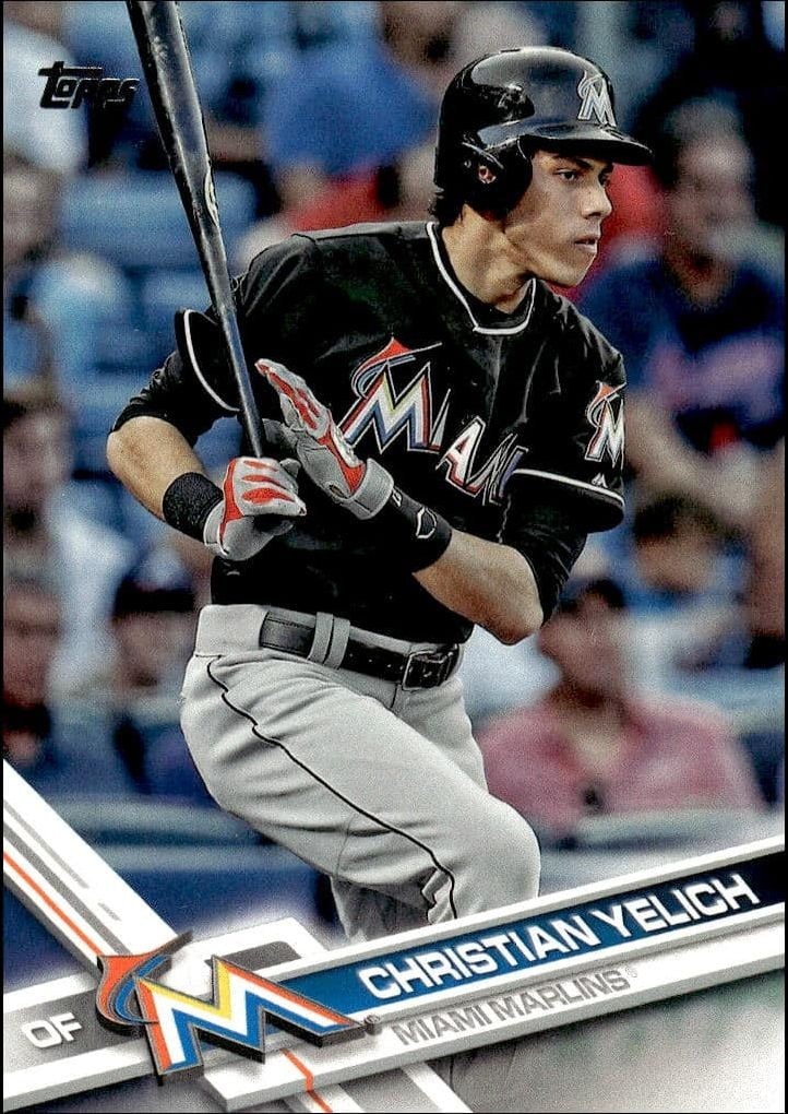 2017 Topps Series 2 Christian Yelich #518 trading card