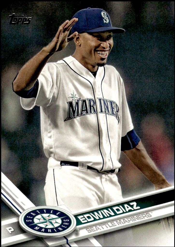 2017 Topps Series 2 Edwin Diaz #522 baseball trading card front