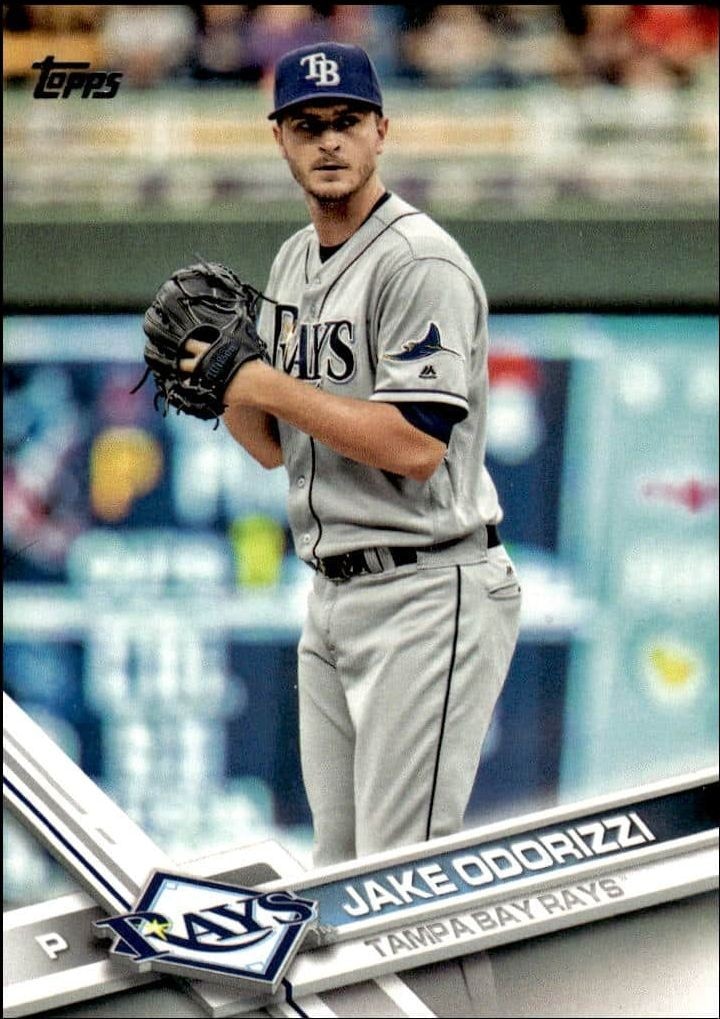 2017 Topps Series 2 Jake Odorizzi #488 trading card