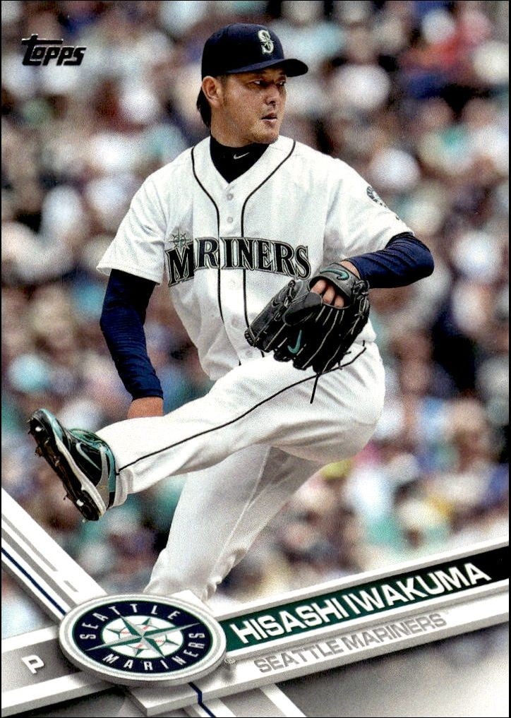2017 Topps Series 2 Hisashi Iwakuma #464 trading card