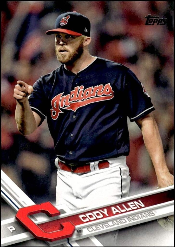 2017 Topps Series 2 Cody Allen #436 trading card