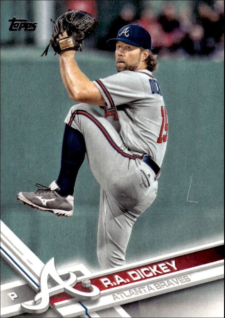 2017 Topps Series 2 R.A. Dickey #409 trading card