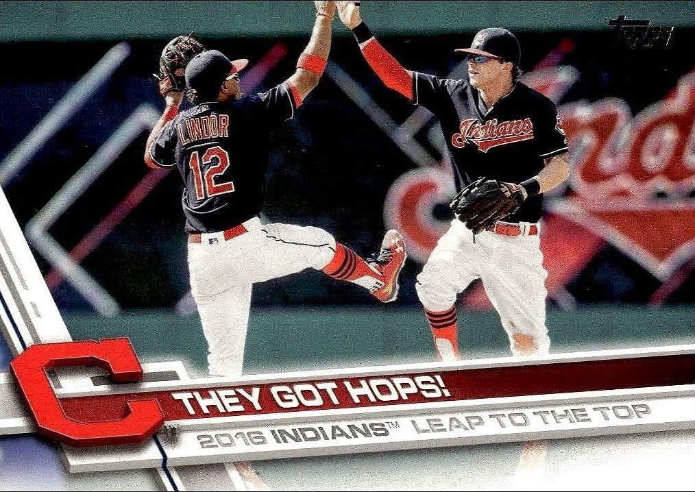 2017 Topps Series 2 Cleveland Indians #378 trading card