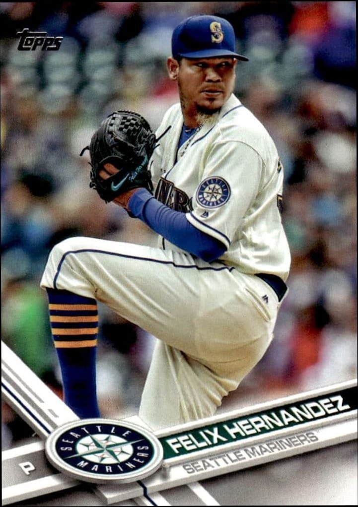 2017 Topps Series 1 Felix Hernandez #243 trading card