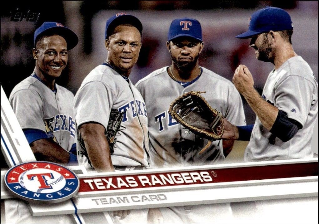 2017 Topps Series 2 Texas Rangers #430 trading card