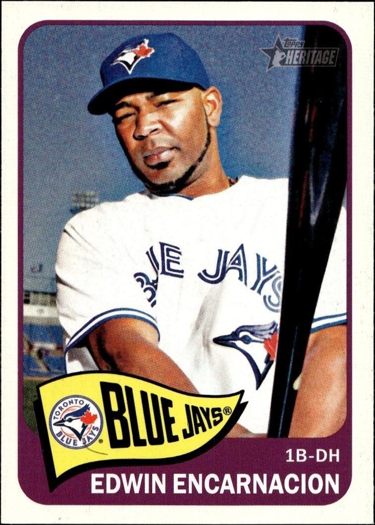 2014 Topps Heritage Edwin Encarnacion #THC-145 trading card