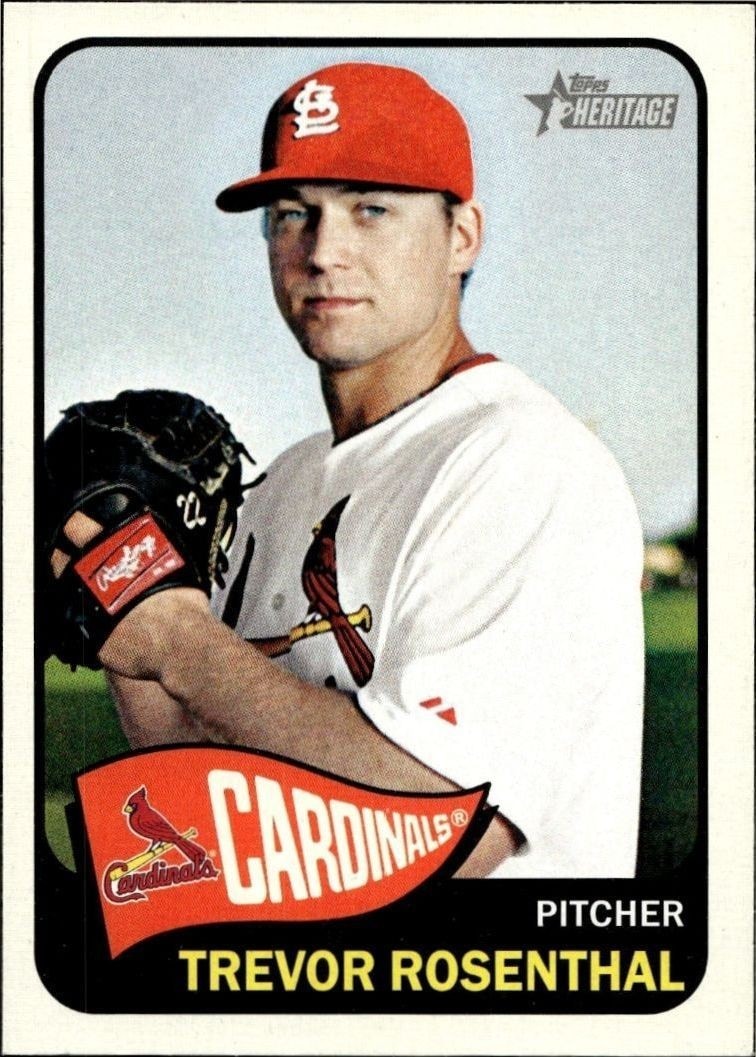 2014 Topps Heritage Trevor Rosenthal #378 trading card