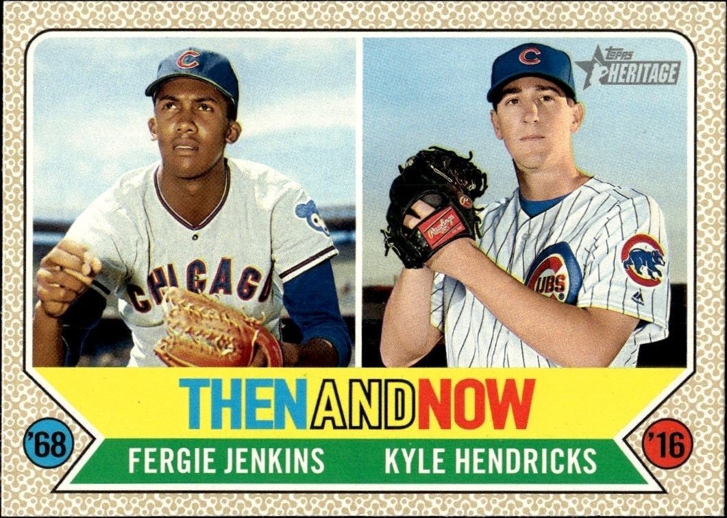 2018 Topps Heritage Fergie Jenkins #BF-FJ trading card
