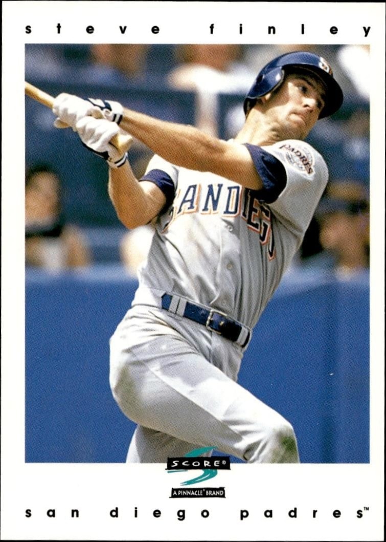 1997 Pinnacle Score Steve Finley #279 trading card