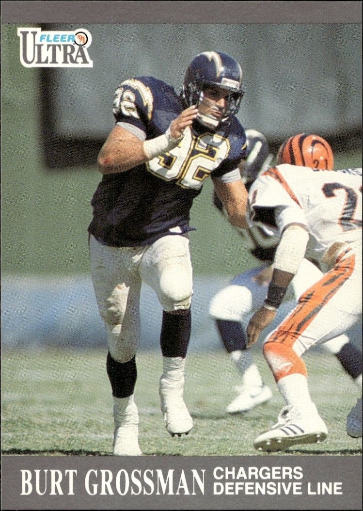 1991 Fleer Ultra Burt Grossman #123 trading card