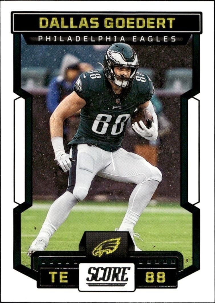 2023 Panini Score Dallas Goedert #247 trading card