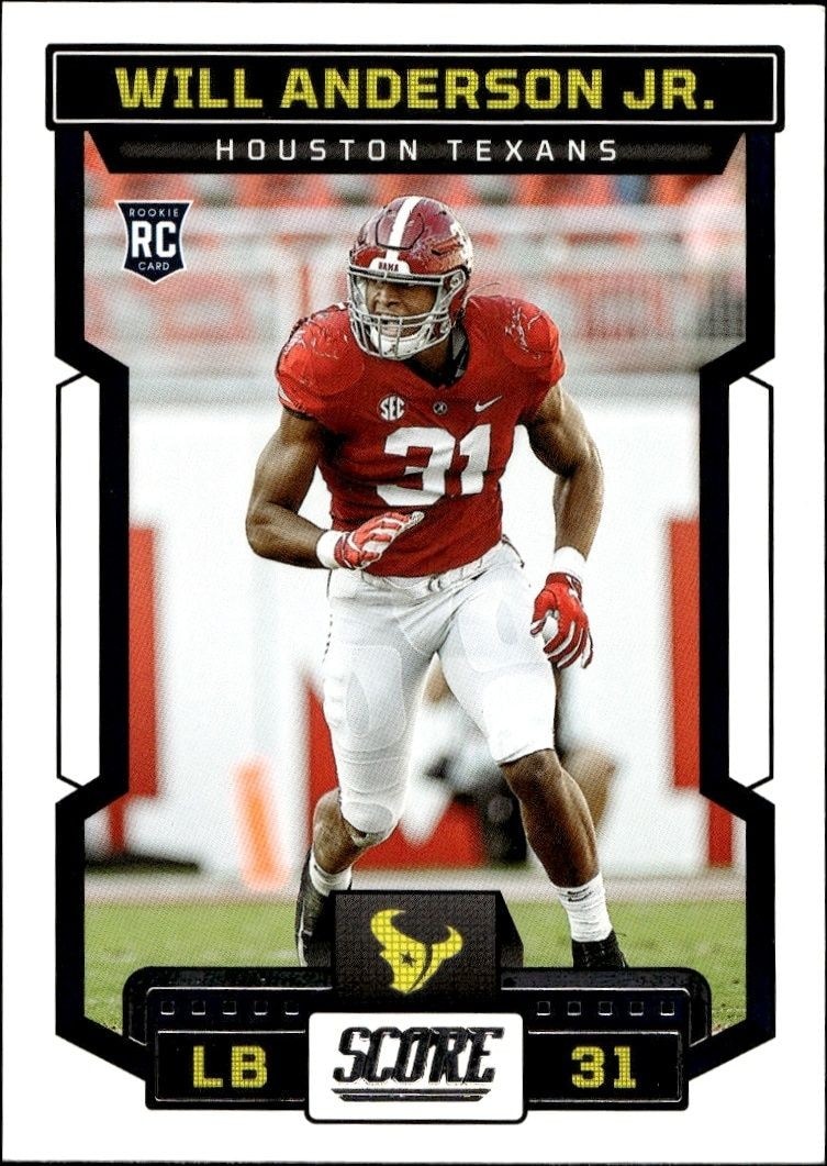 2023 Panini Score Will Anderson Jr. #374 trading card