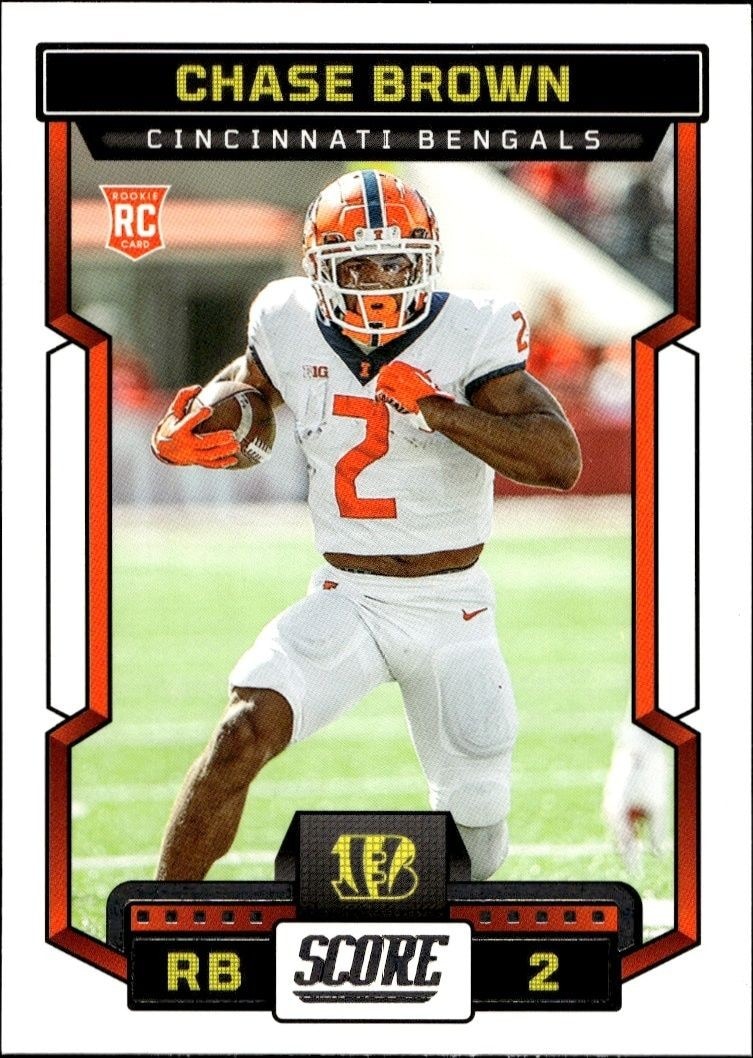 2023 Panini Score Chase Brown #323 trading card