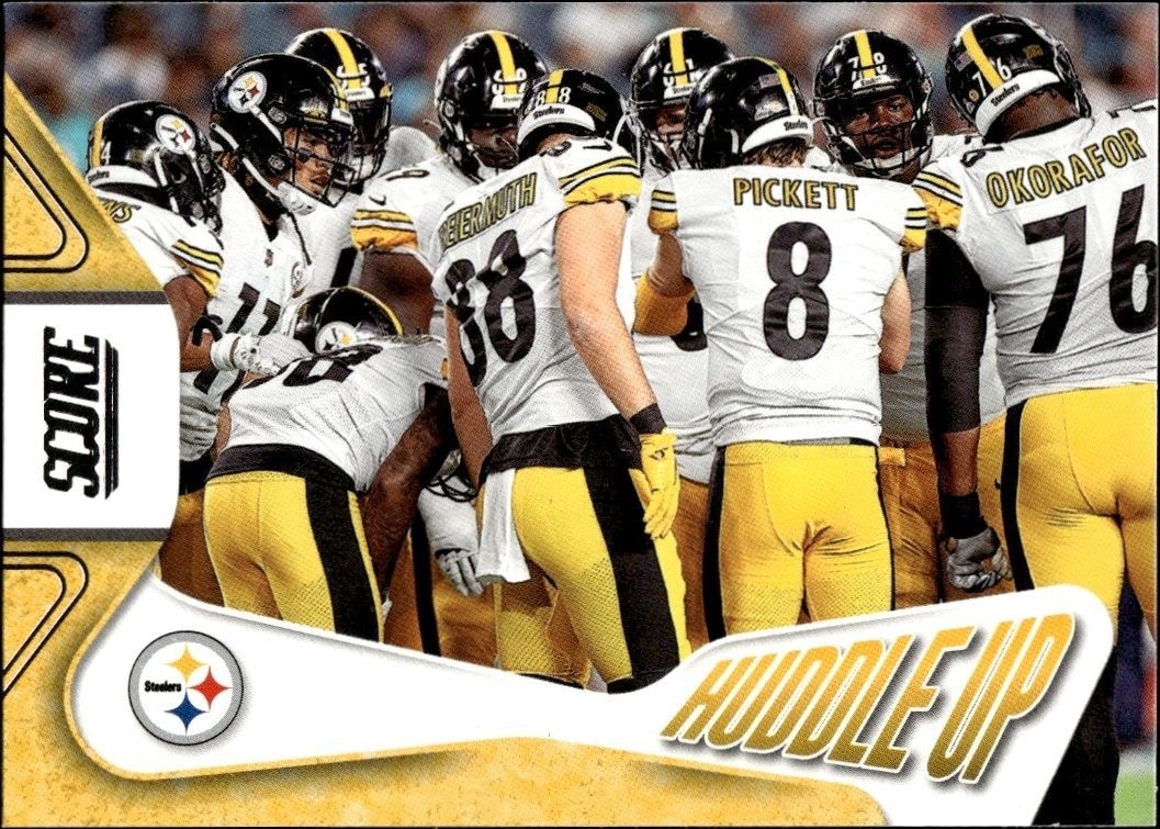2023 Panini Score Pittsburgh Steelers #9 trading card