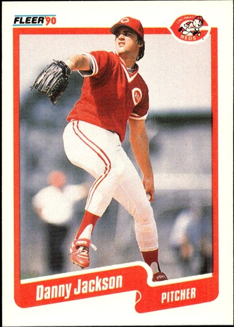 1990 Fleer Danny Jackson #422 trading card