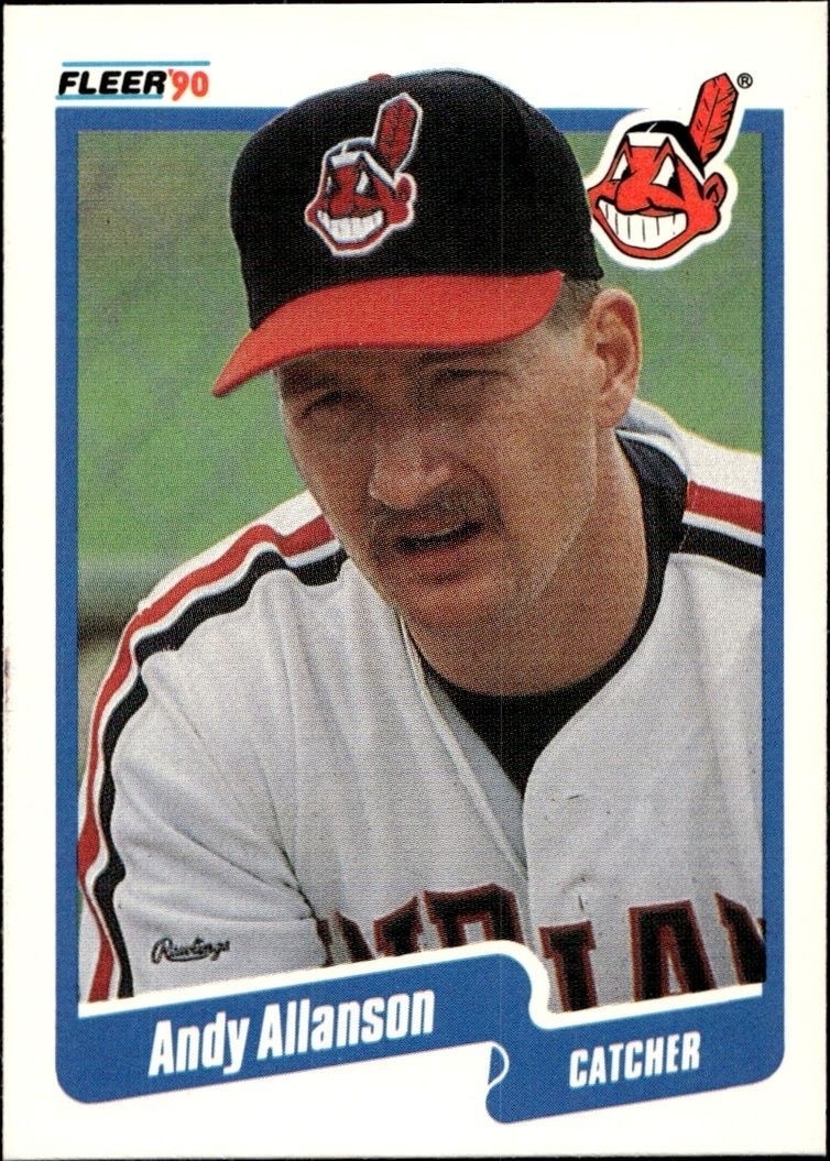1990 Fleer Andy Allanson #483 trading card