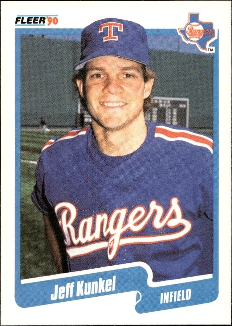 1990 Fleer Jeff Kunkel #304B trading card