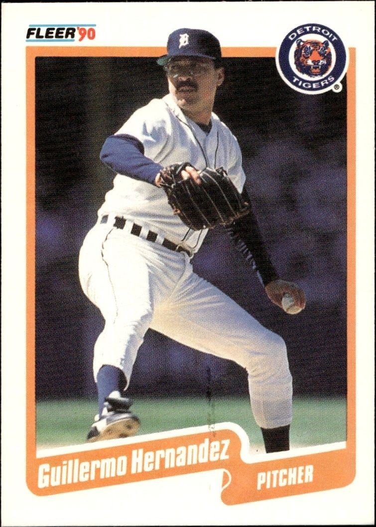 1990 Fleer Guillermo Hernandez #605 trading card