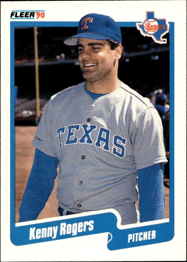 1990 Fleer Kenny Rogers #311B trading card