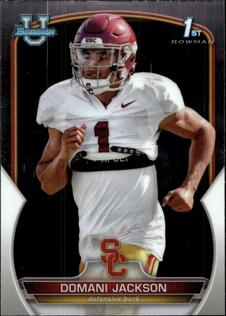 2022 Bowman University Chrome Domani Jackson #91 trading card