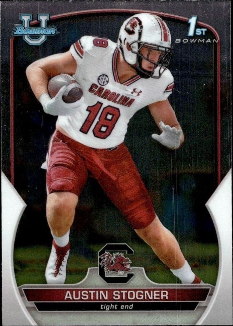 2022 Bowman University Chrome Austin Stogner #84 trading card