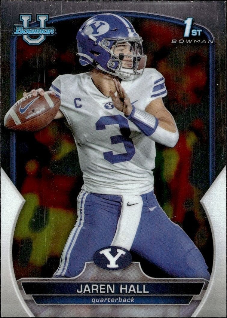 2022 Bowman University Chrome Jaren Hall #85 trading card