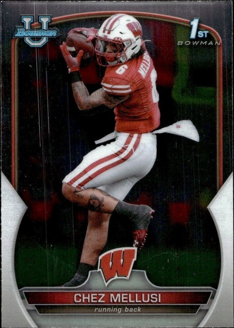 2022 Bowman University Chrome Chez Mellusi #86 trading card