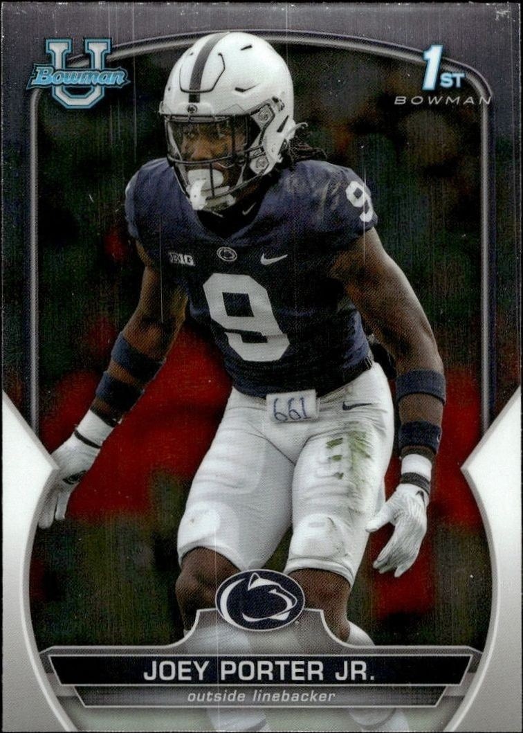 2022 Bowman University Chrome Joey Porter Jr. #79 trading card
