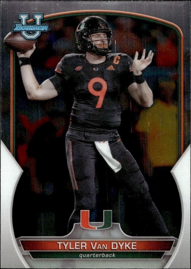 2022 Bowman University Chrome Tyler van Dyke #7 trading card