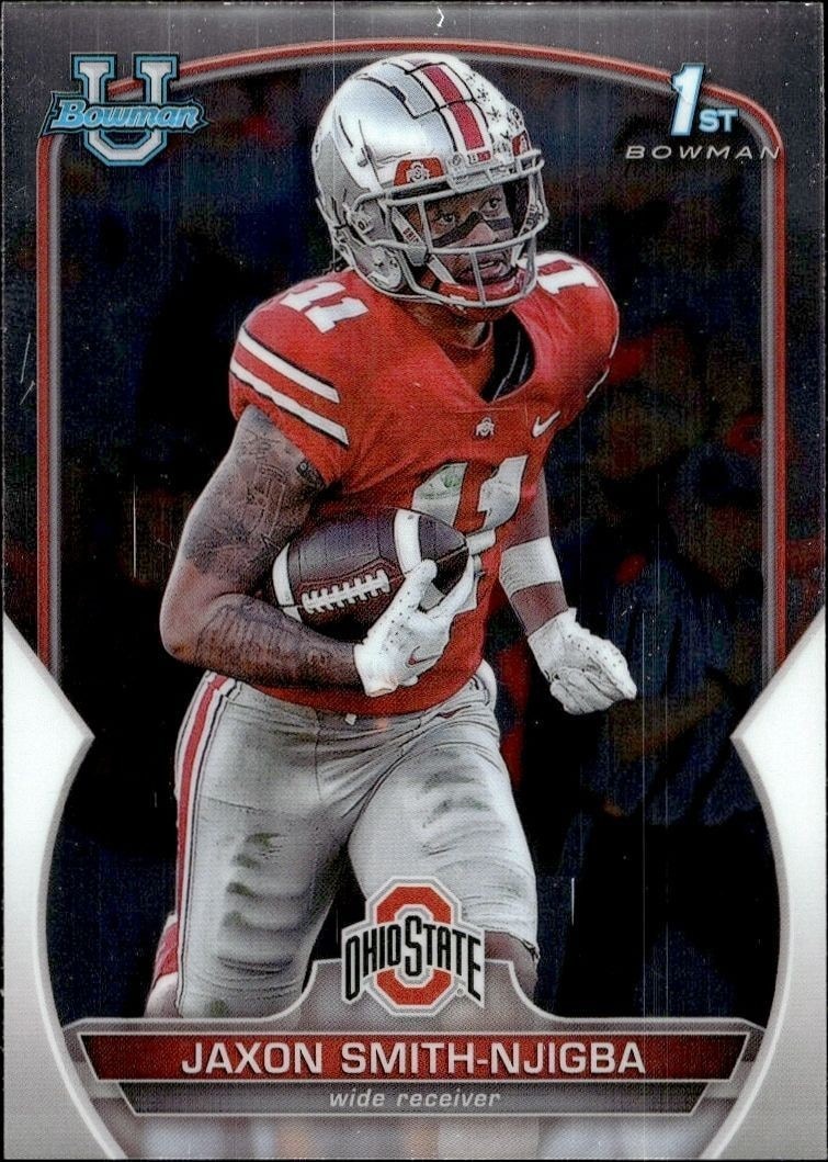 2022 Bowman University Chrome Jaxon Smith-Njigba #78 trading card